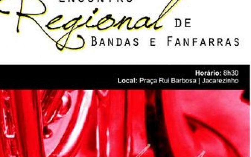 Encontro regional de Bandas e Fanfarras