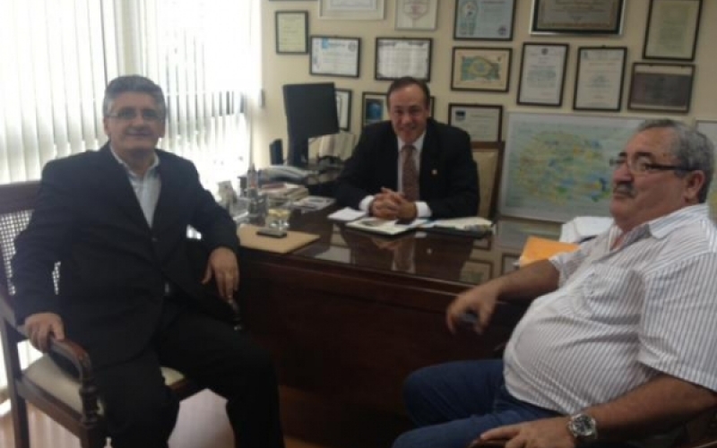 Dr. Sérgio visita deputado Stephanes Junior
