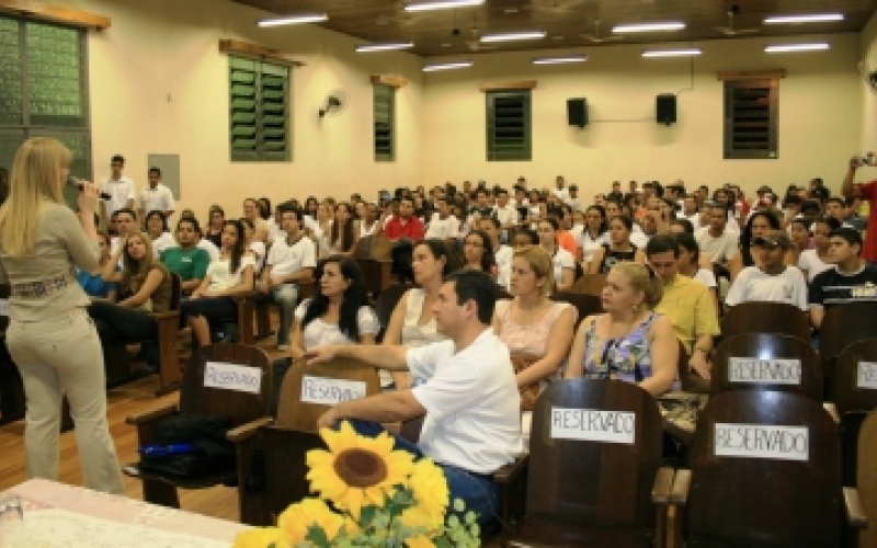 Prefeita Tina no encerramento da IV Semana do Administrador do Rui