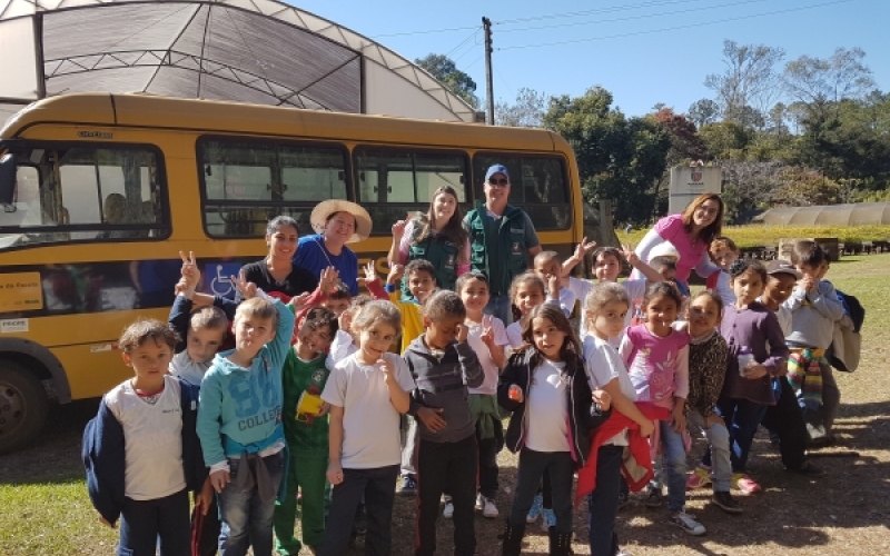 Passeio com as turmas vencedoras da Gincana da Reciclagem