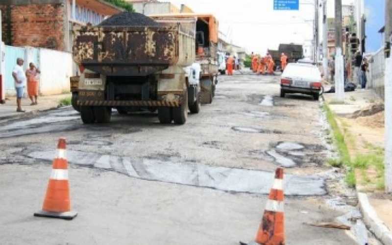 Obras continuam em todo município