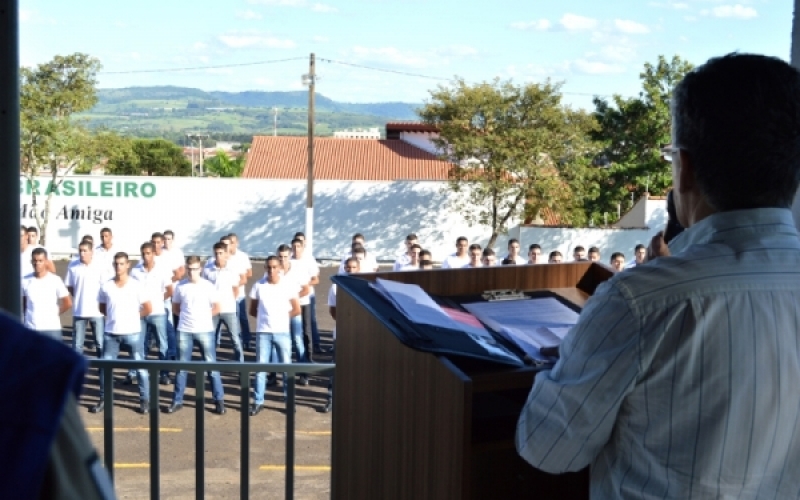 Atiradores do TG participam de solenidade de matricula