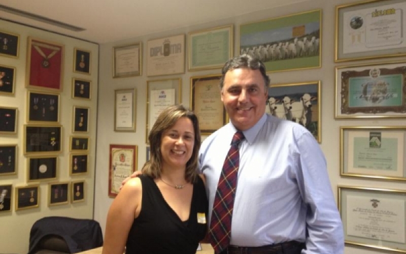 Secretária de Educação visita deputado federal Lupion