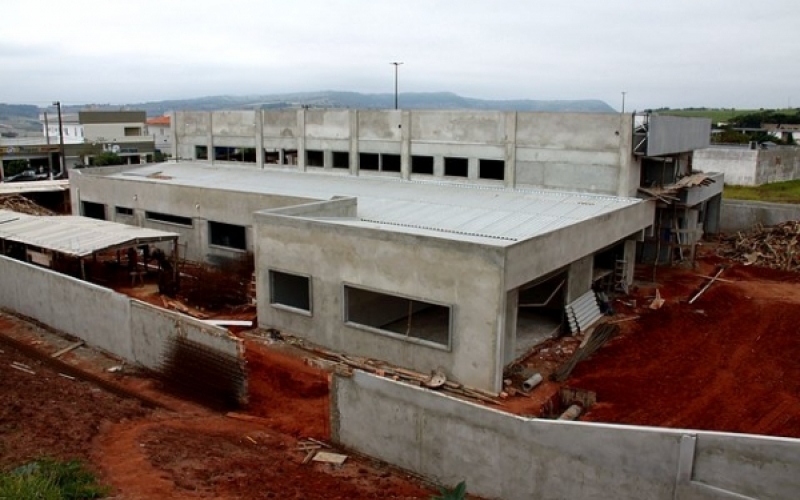 Confira como anda a obra da nova sede do Corpo de Bombeiros