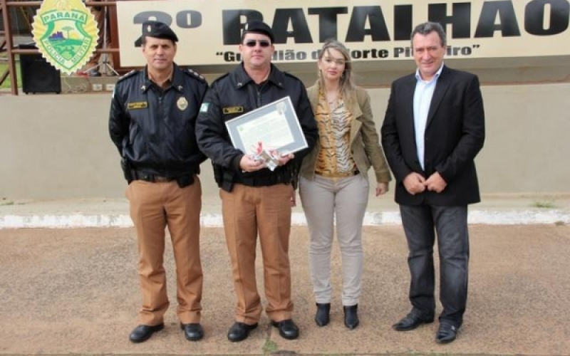 Vice-prefeito participa de solenidade ao patrono da Polícia Militar