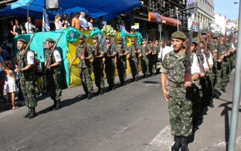 Patriotismo no 7 de setembro em Jacarezinho