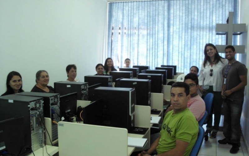 Início do curso de Operador de Computador