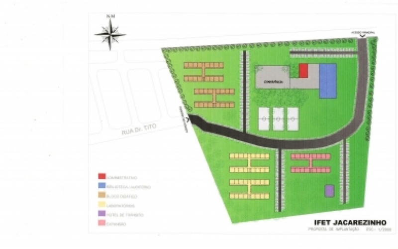 Primeira proposta de implantação do IFET em Jacarezinho