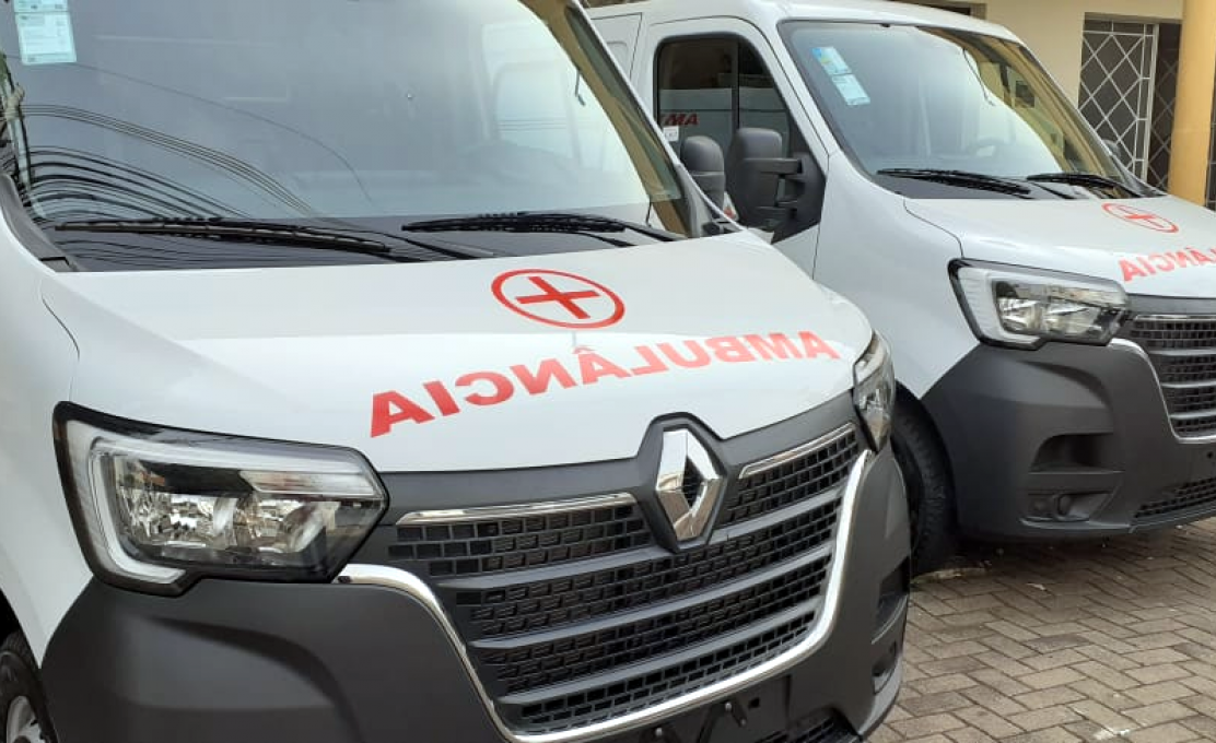 Duas novas ambulâncias são incorporadas à frota