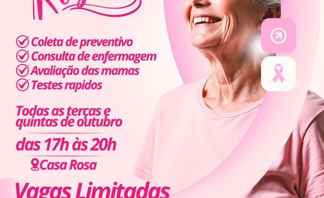 Casa Rosa amplia horário de atendimento e cuidados especiais no Outubro Rosa