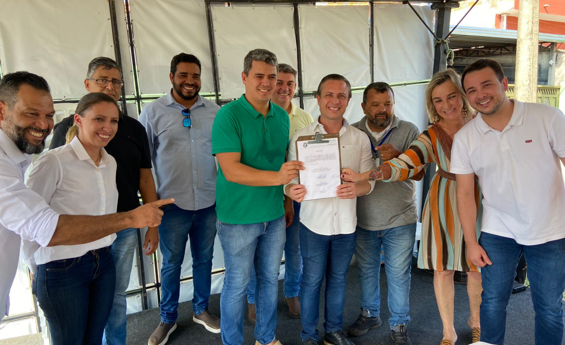 Assinada ordem de serviço para pavimentação do Jardim Castro