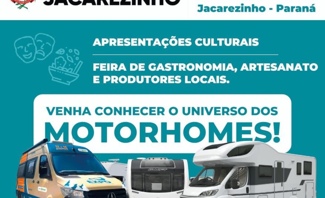 Jacarezinho recebe comboio de trailers e motorhomes em outubro