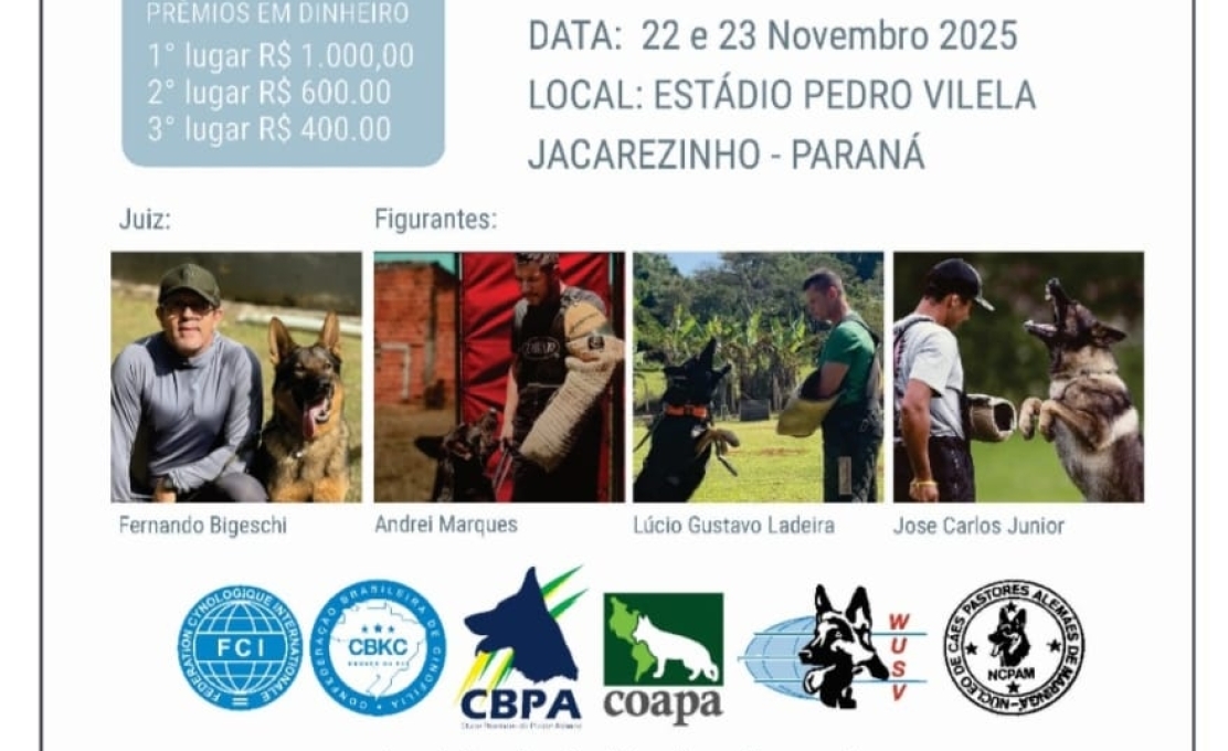 Campeonato Regional Sul de cães e adestramento 2025 