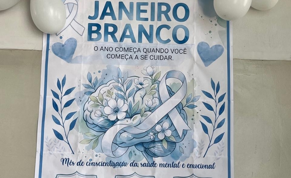 Janeiro Branco: Secretaria Municipal de Saúde promove ações de cuidado com a saúde mental