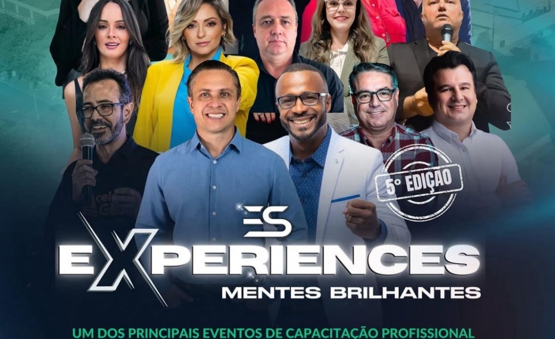 ES EXPERIENCE Jacarezinho sedia a 5ª edição do ES EXPERIENCES, evento de capacitação com grandes nomes nacionais