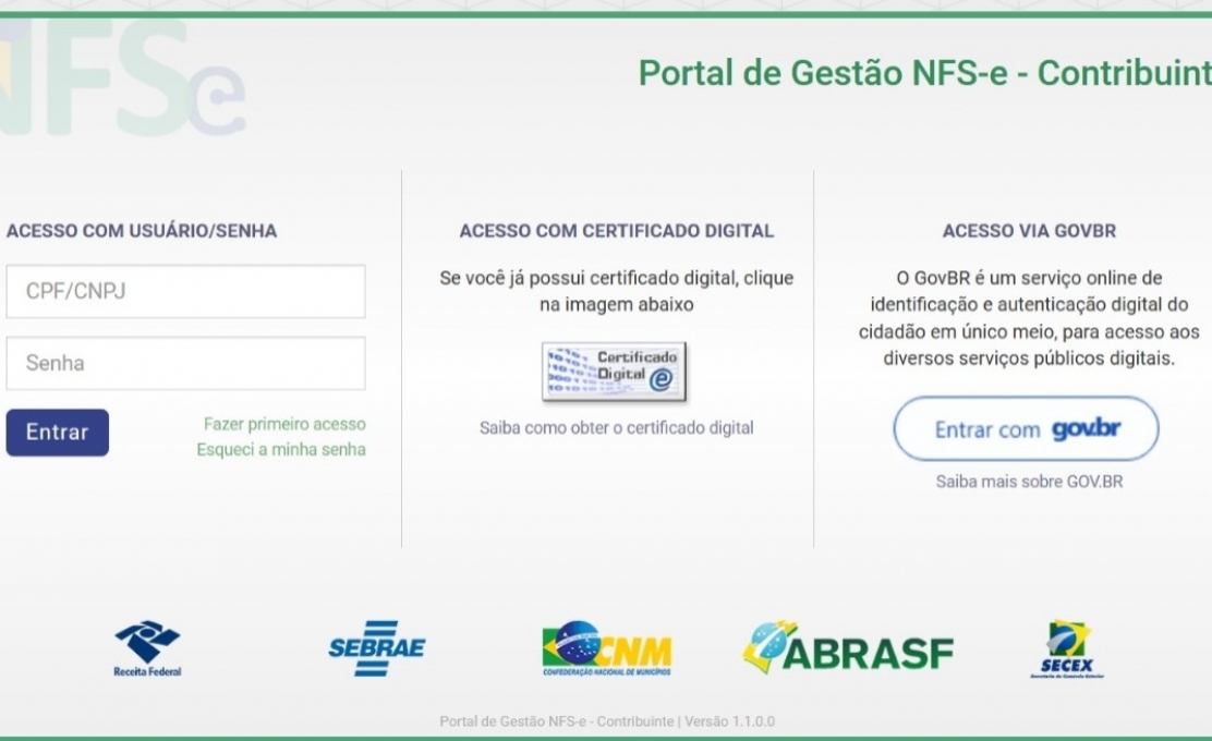 Nota Fiscal de Serviços passa a ser emitida pelo portal do Governo Federal