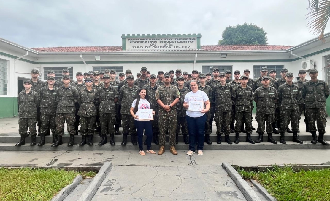 Secretaria de Saúde promove ação de combate ao escorpião e à Dengue no Tiro de Guerra de Jacarezinho 