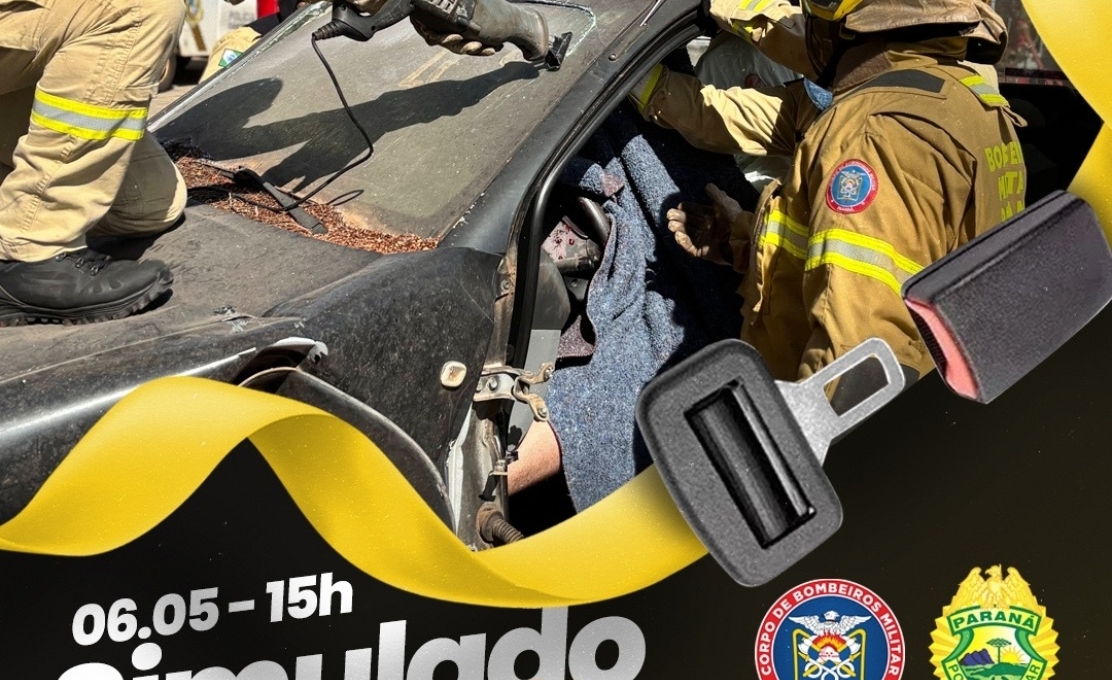 Vem aí: Simulado de acidente de trânsito!