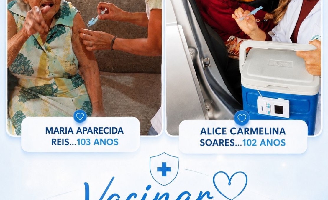 Jacarezinho celebra a vacinação e a longevidade de suas moradoras centenárias