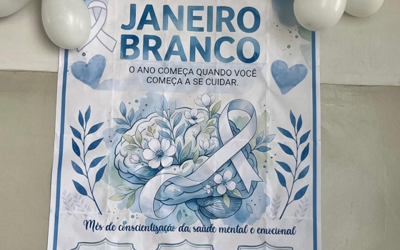 Janeiro Branco: Secretaria Municipal de Saúde promove ações de cuidado com a saúde mental
