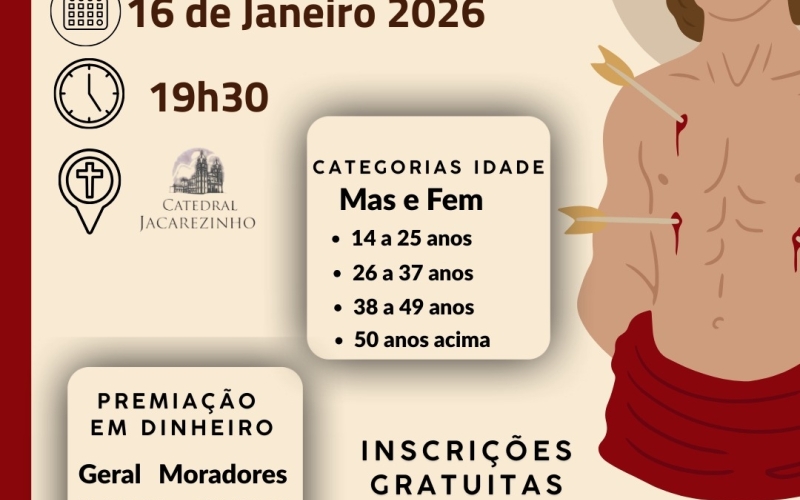 2ª CORRIDA DE SÃO SEBASTIÃO – CATEDRAL JACAREZINHO