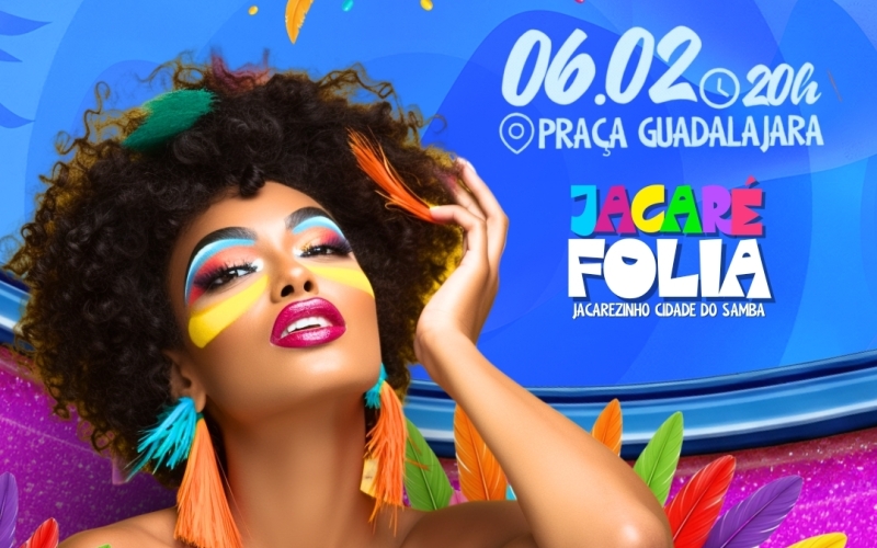 Grito de Carnaval abre a programação do Jacaré Folia 2026 