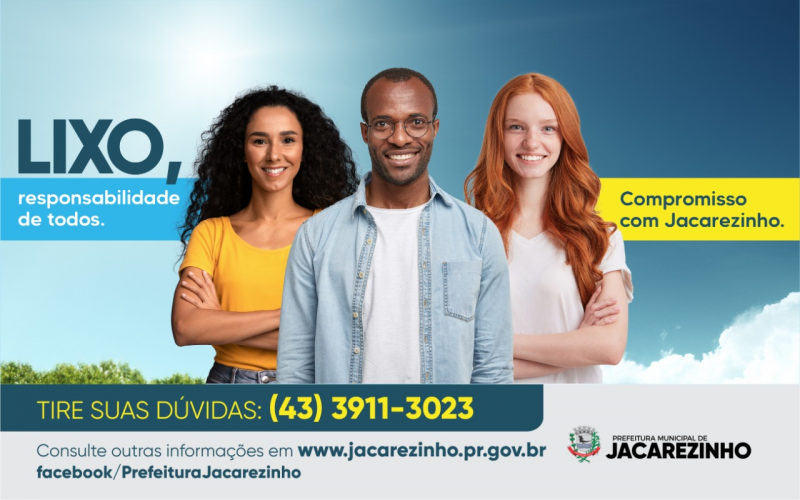 Jacarezinho cumpre legislação e moderniza coleta e destinação do lixo na cidade