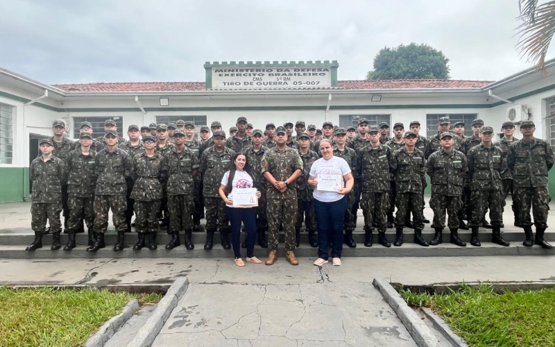 Secretaria de Saúde promove ação de combate ao escorpião e à Dengue no Tiro de Guerra de Jacarezinho 