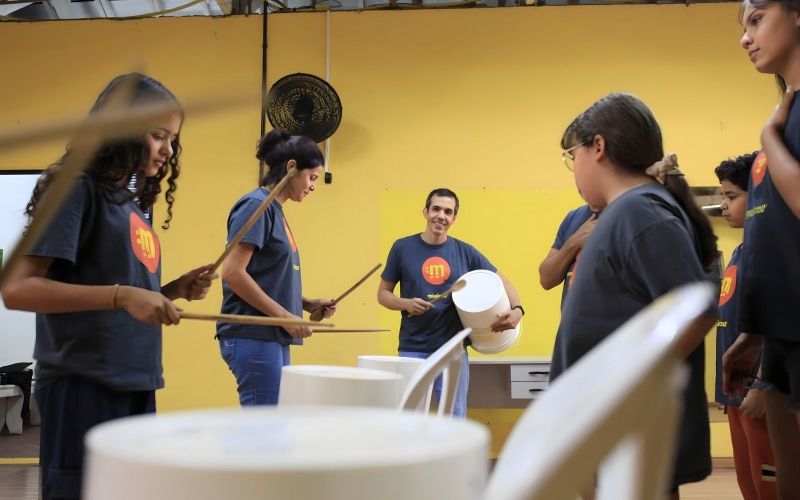 Oficinas musicais integram currículo escolar no município de Jacarezinho