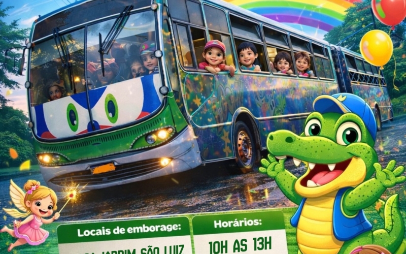 Diversão garantida para a criançada no aniversário de Jacarezinho!