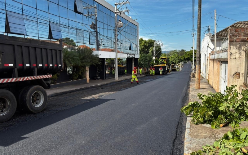 Confira o avanço das obras de recape na Rua do Rosário! 