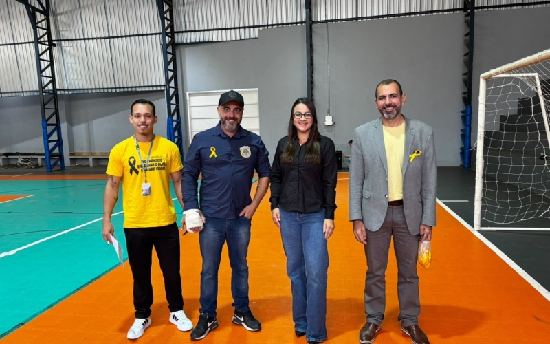 Jacarezinho realiza mobilização do DIA D – Maio Amarelo Paraná 2026