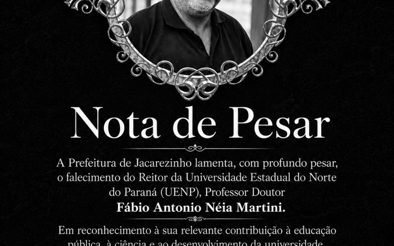 NOTA DE PESAR